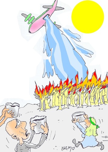 Cartoon: want (medium) by yasar kemal turan tagged want