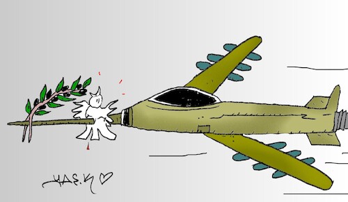 Cartoon: war crime (medium) by yasar kemal turan tagged war,crime