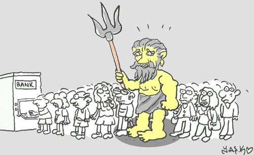Cartoon: Wrath of the Titans (medium) by yasar kemal turan tagged wrath,of,the,titans