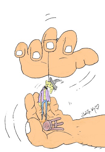 Cartoon: yk (medium) by yasar kemal turan tagged yk