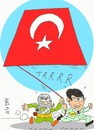 Cartoon: alliance (small) by yasar kemal turan tagged turkey bdp pkk alliance tbmm terrorism mekap