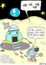 Cartoon: detail!!! (small) by yasar kemal turan tagged big step moon apollo18 astronaut space world human aliens ufo