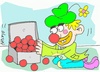 Cartoon: clown (small) by yasar kemal turan tagged clown,love