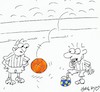 Cartoon: Fenerbahce Euroleague champion (small) by yasar kemal turan tagged fenerbahce,euroleague,champion