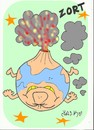 Cartoon: Grimsvötn volcano (small) by yasar kemal turan tagged grimsvötn,volcano,disaster,iceland,europe,world,space