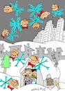 Cartoon: heavy snow (small) by yasar kemal turan tagged heavy,snow
