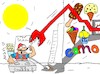 Cartoon: historical ice cream (small) by yasar kemal turan tagged historical,ice,cream