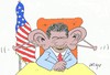 Cartoon: big ear (small) by yasar kemal turan tagged husband,ear