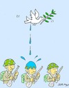 Cartoon: immediate peace (small) by yasar kemal turan tagged immediate,peace