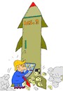 Cartoon: in advance (small) by yasar kemal turan tagged in,advance