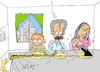 Cartoon: income distribution (small) by yasar kemal turan tagged income,distribution