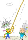 Cartoon: is it a lie (small) by yasar kemal turan tagged is,it,lie