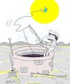Cartoon: last drop (small) by yasar kemal turan tagged last,drop