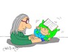 Cartoon: long live the book (small) by yasar kemal turan tagged long,live,the,book