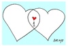 Cartoon: mathematics-cluster (small) by yasar kemal turan tagged mathematics,love,heart,cluster