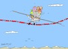 Cartoon: migration (small) by yasar kemal turan tagged migration