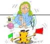 Cartoon: my dear (small) by yasar kemal turan tagged my,dear