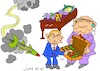 Cartoon: nuclear bag (small) by yasar kemal turan tagged nuclear,bag