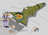 Cartoon: nuclear reaction (small) by yasar kemal turan tagged nuclear,reaction