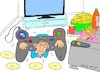 Cartoon: oyun (small) by yasar kemal turan tagged oyun