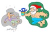 Cartoon: sacred offering (small) by yasar kemal turan tagged sacred,offering