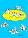 Cartoon: cd earthquake (small) by yasar kemal turan tagged mhp,policy,scandal,cd,resignation,turkey,politics