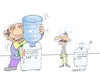 Cartoon: water wars (small) by yasar kemal turan tagged water,wars