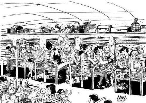 Cartoon: Travel (medium) by aungminmin tagged cartoons
