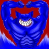 Cartoon: monster (small) by benni p-aus-e tagged monster,bad,evil,bat,muscle,freak