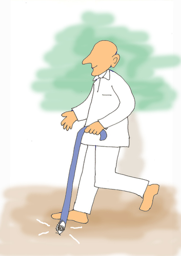 Cartoon: DisAbility (medium) by karunakar tagged ability,disability,pwd,visually,challenged