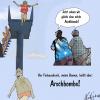 Cartoon: Eine echte Aschblonde (small) by Lutz-i tagged arschbombe