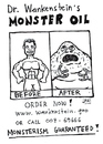Cartoon: Monster oil (small) by Jani The Rock tagged monster,oil,ad,advertisement,commercial