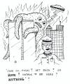 Cartoon: Nothing (small) by Jani The Rock tagged aliens,attack,police,city