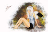 Cartoon: Alesza (small) by alesza tagged digital,painting,illustration,art,artwork,manga,character,girl