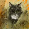 Cartoon: Kätzchen (small) by alesza tagged kitten cat animal cute sweet illustration painting digital art