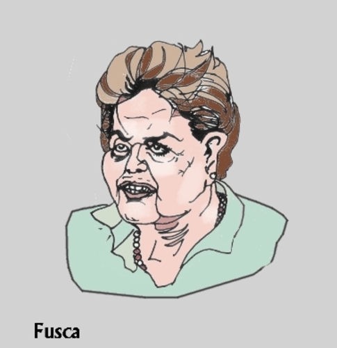 Cartoon: Dilma Rousseff puppet president (medium) by Fusca tagged governments,authoritarian,latin,politicians,scandal,riots,marches,spring,corruption