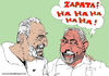 Cartoon: Castro Lula and murdered Zapata (small) by Fusca tagged tyrants,latin,america,communist,dictatorship