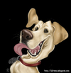 Cartoon: Marley (small) by lufreesz tagged marley,and,me,dog,labrador,retriver
