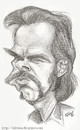 Cartoon: Nick Cave (small) by lufreesz tagged nick,cave,and,the,bad,seeds,caricature