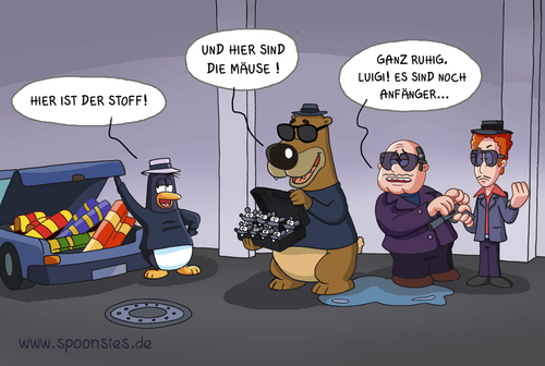 Cartoon: mafiadeal (medium) by ChristianP tagged mafiadeal
