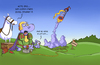 Cartoon: Rapunzel Liftoff (small) by ChristianP tagged rapunzel,liftoff
