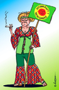 Cartoon: Angies Politikwende (small) by rpeter tagged grün,merkel,atomausstieg,politik,wende,atomkraft,kernkraft