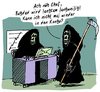 Cartoon: Arbeitsplatzwechsel (small) by rpeter tagged tod,arbeit,kongo,afrika,arbeitsplatz,krieg