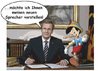 Cartoon: Der Neue (small) by rpeter tagged wulff,bundespräsident