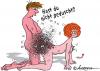 Cartoon: Körperhygiene (small) by rpeter tagged sex fliegen mann frau nackt