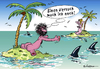 Cartoon: Letzter Versuch (small) by rpeter tagged insel hai sex mann frau nackt