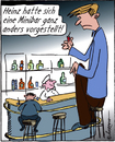 Cartoon: Minibar (small) by rpeter tagged minibar,bar,alkohol,flaschen