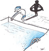 Cartoon: sport (small) by Monica Zanet tagged swimming free sport zanet
