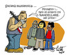 Cartoon: societa multietnica (small) by ignant tagged racism,razzismo,etnie,humor,cartoon