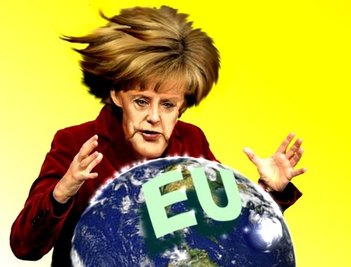 Cartoon: Kanzler A. Merkel (medium) by medwed1 tagged eu,merkel,angela